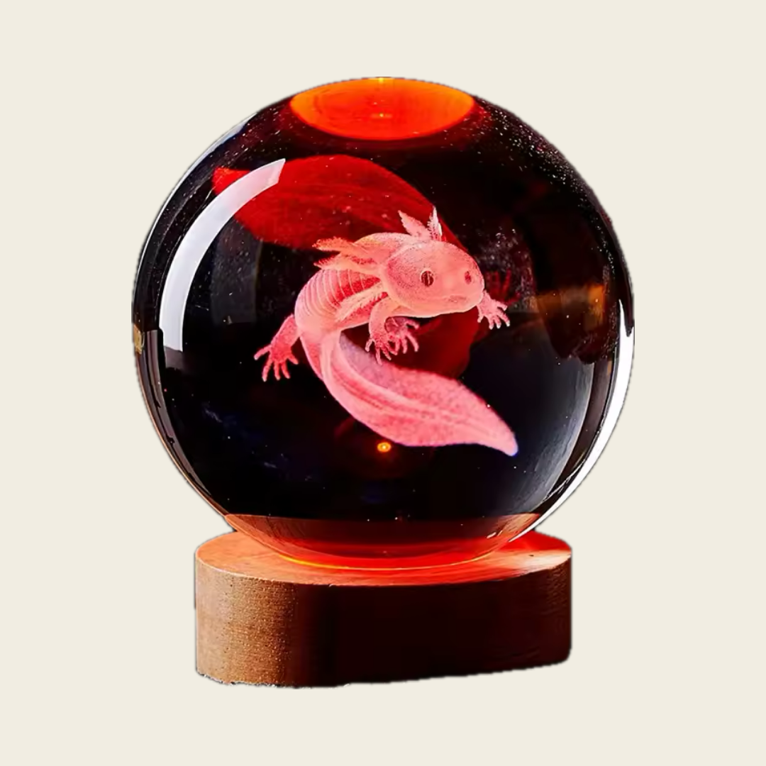 Axolotl night lamp