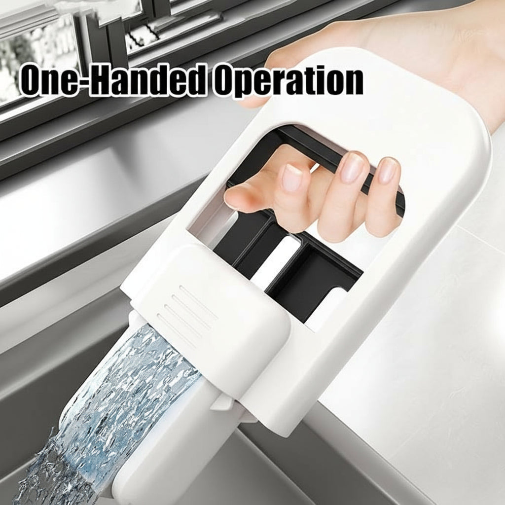 Mini Foldable Mop- for Work Desks, Kitchen & Bathroom Surfaces