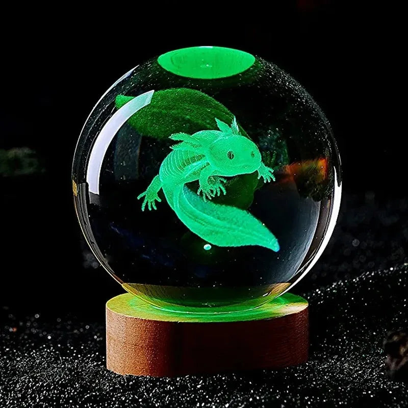 Axolotl night lamp