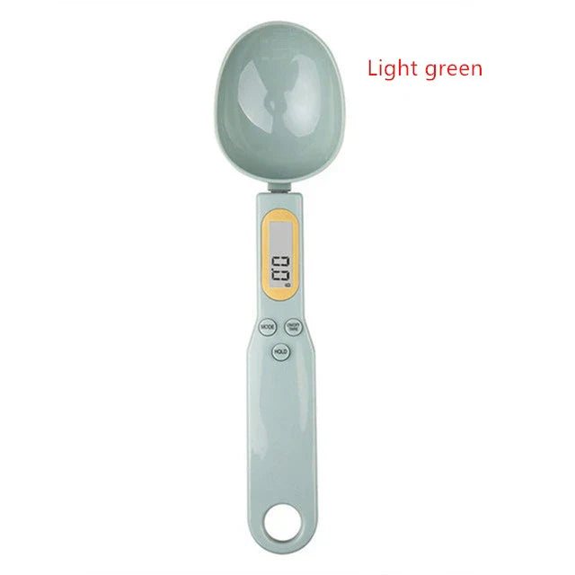 Electronic kitchen scale spoon