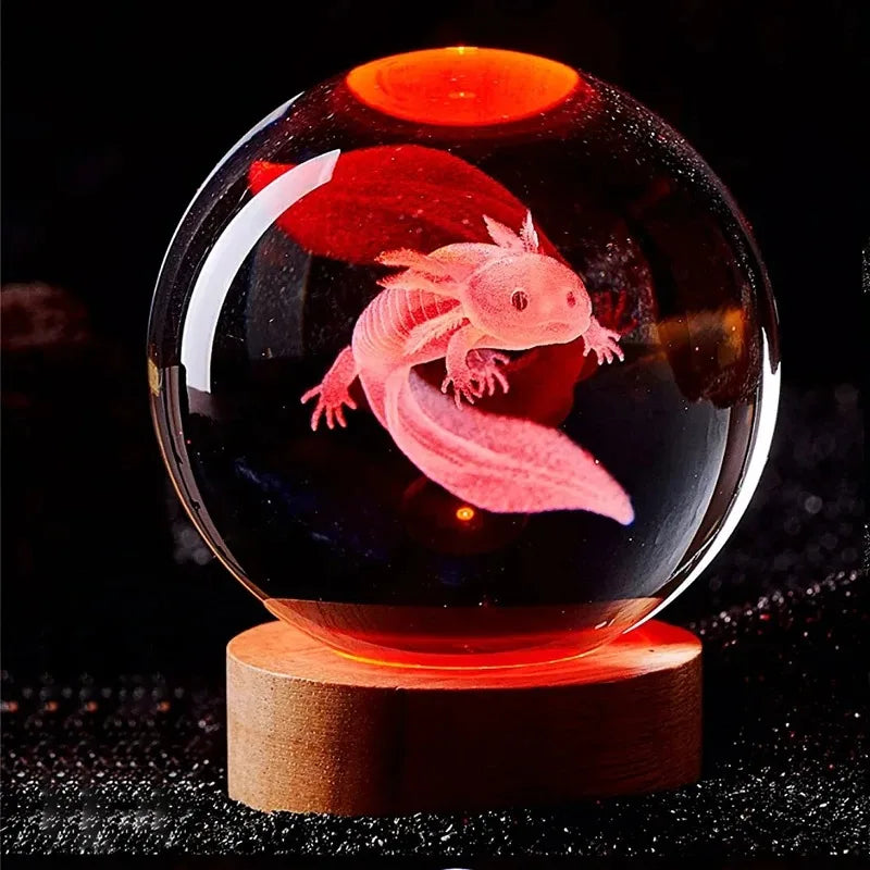 Axolotl night lamp