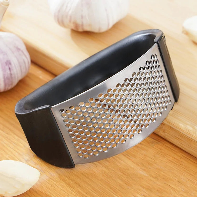 Stainless Steel Garlic Press Crusher Manual Garlic Mincer Tool