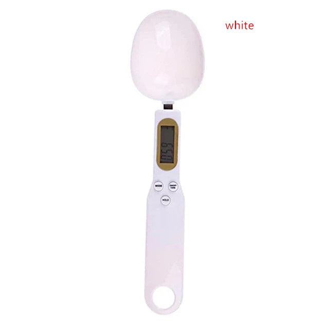 Electronic kitchen scale spoon