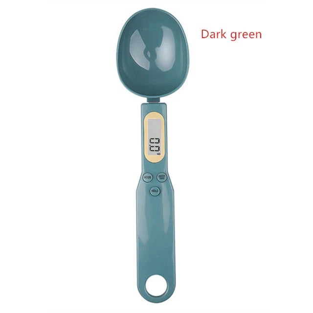 Electronic kitchen scale spoon