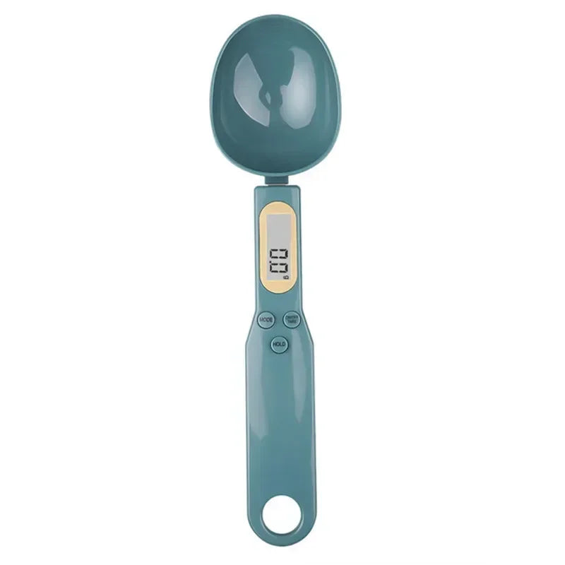 Electronic kitchen scale spoon