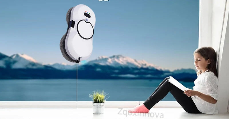 UPS System Robot Window Cleaner & Vacuum – Smart Home Appliance for Auto Glass & Floor Cleaning