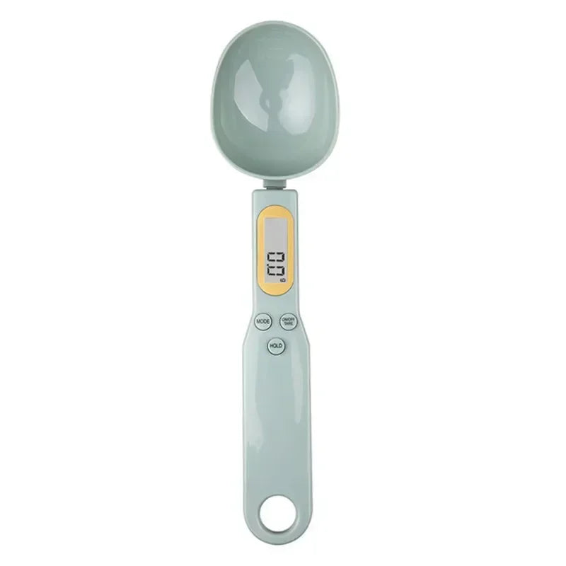 Electronic kitchen scale spoon