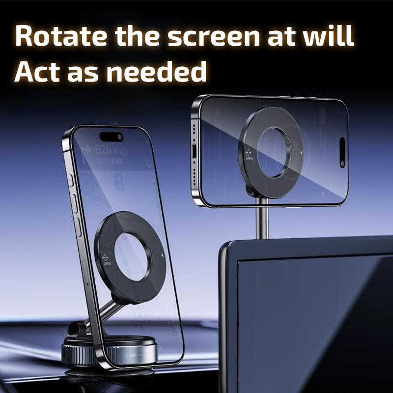 Vacuum Magnetic Suction Car Phone Holder